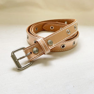 PVC+LEATHER HOLE BELT
