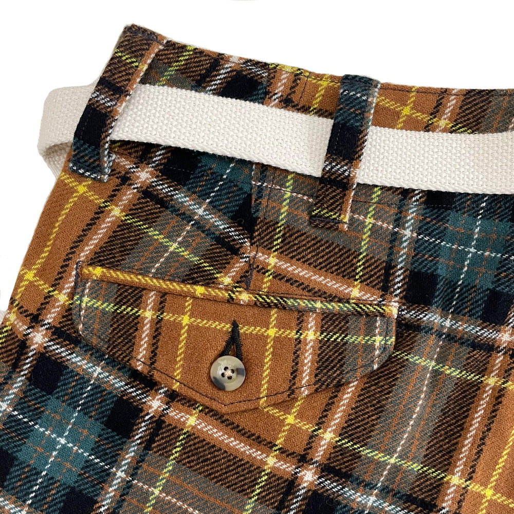 TARTAN CHECK TROUSERS - MACH55.Ltd.