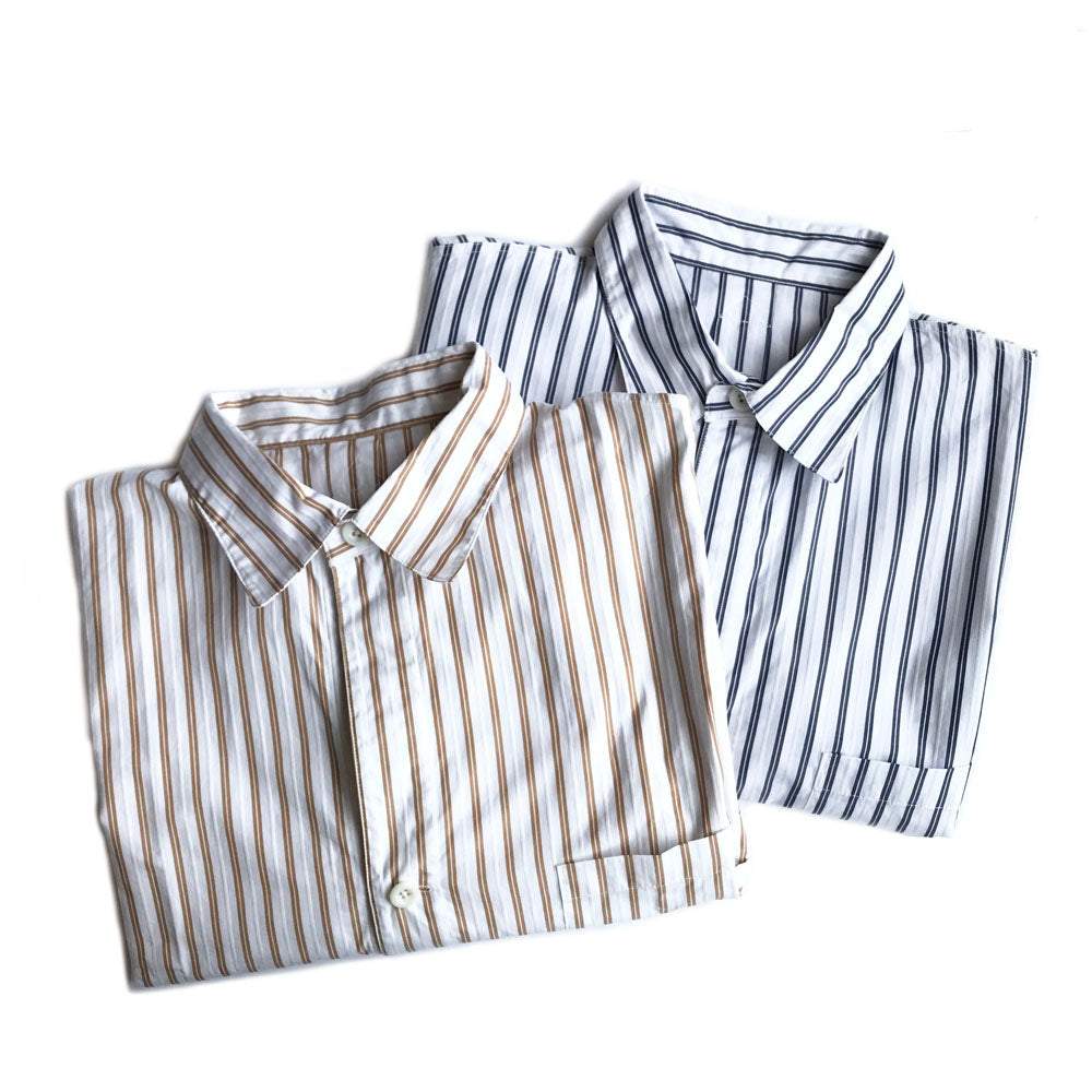 DOBBY STRIPE PULLOVER SHIRT