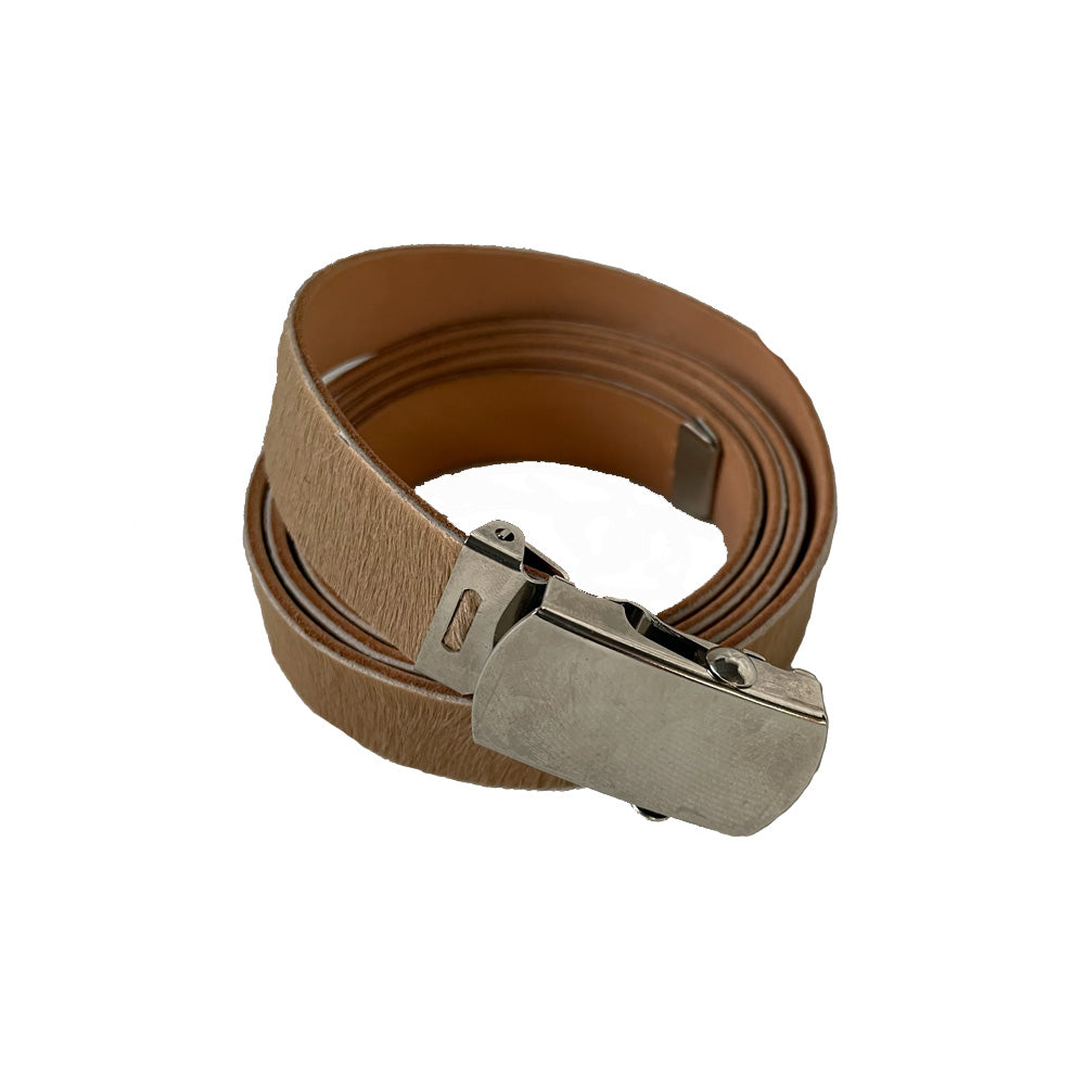 HAIR CALF GACHA BELT