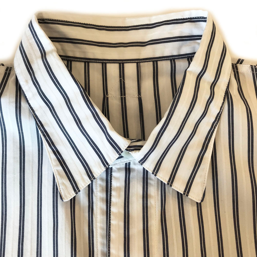 DOBBY STRIPE PULLOVER SHIRT - MACH55.Ltd.