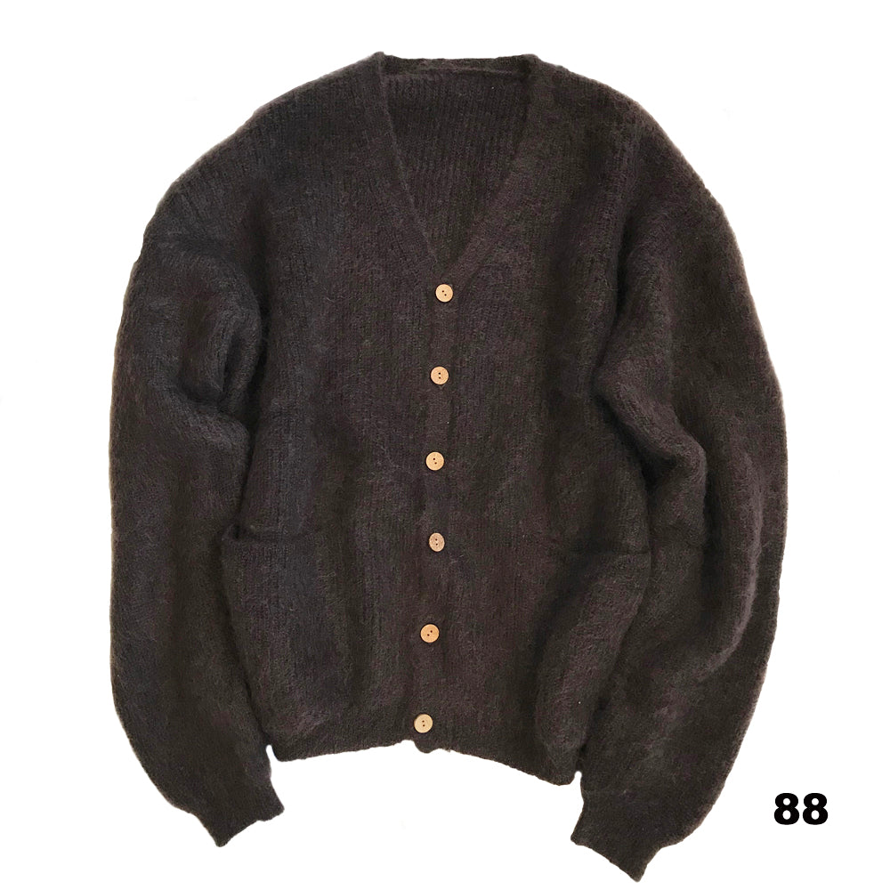 MOHAIR KNIT CARDIGAN - MACH55.Ltd.