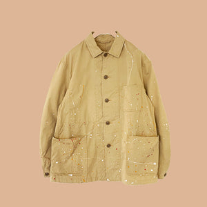 COVERALL JACKET WITH PAINT