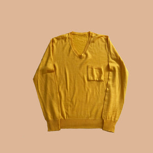 WHOLEGARMENT WASHABLE KNIT V-NECK