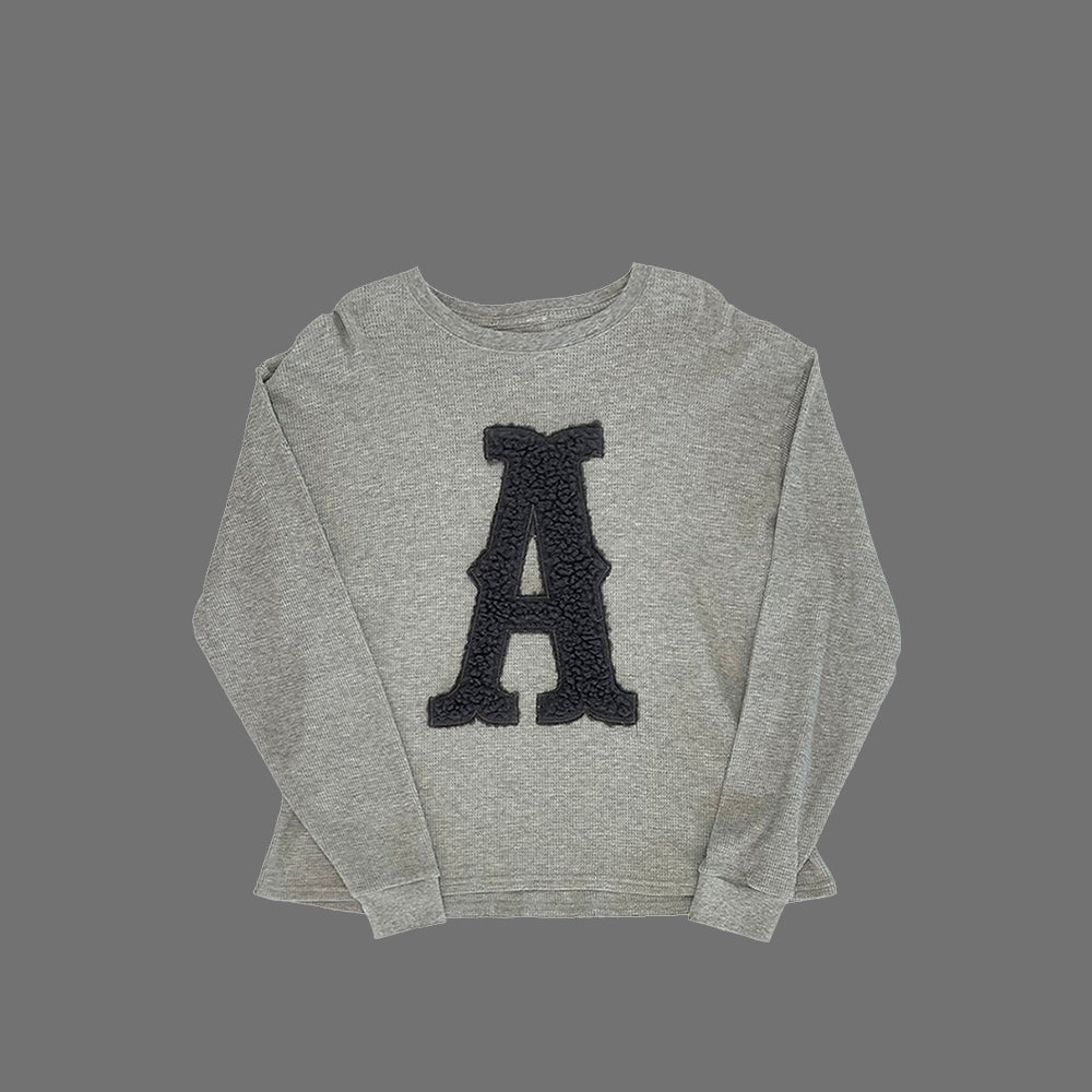 THERMAL SHIRT WITH EMBROIDERY "A"
