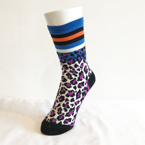 ELEY KISHIMOTO SOCKS PARTY LEOPARD