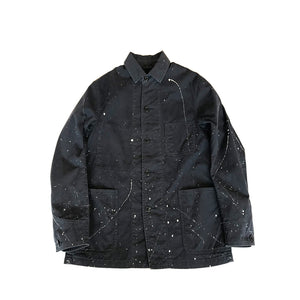 COVERALL JACKET WITH PAINT