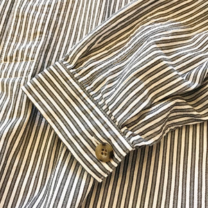 COTTON BOIL PULLOVER LONG SHIRT