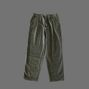 FLANNEL DRAWSTRING TROUSERS