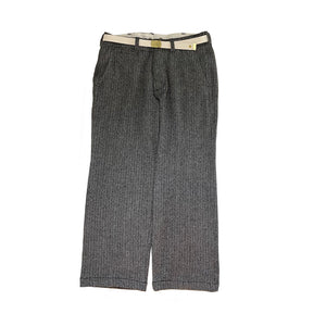 WOOL TROUSER HERRINGBONE&DOGSTOOTH